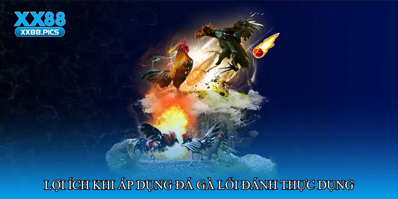 Lợi ích khi áp dụng đá gà lối đánh thực dụng